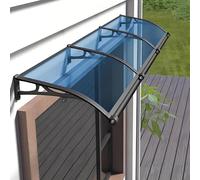 Tenda a baldacchino per ingresso, protezione da pioggia e sole, tenda da terrazza con sistema di drenaggio, perfetta per patio e spazi esterni, design durevole e resistente alle intemperie