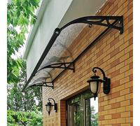 Tenda a baldacchino per porta, copertura trasparente per esterni, impermeabile e protezione UV per veranda, giardino e patio
