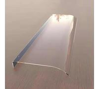 Tenda a baldacchino per porta d'ingresso, in policarbonato resistente ai raggi UV, copertura trasparente per portico, elegante protezione per finestre, 40 x 340 cm
