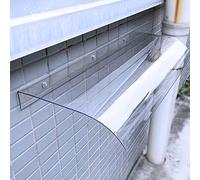 Tenda a baldacchino per porta, protezione UV per esterni, parapioggia per ingresso, trasparente e resistente alle intemperie, per veranda, patio o giardino