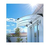 Tenda a baldacchino per porte esterne, protezione UV e pioggia, per ingresso, patio e finestre, 90 x 160 cm, resistente alle intemperie, per tutte le stagioni