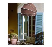 Tenda a baldacchino pieghevole portatile, leggera, protezione UV e pioggia, diametro 85 cm, facile da installare, riparo all'aperto per feste in giardino, terrazze ed eventi.