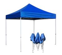 Tenda a baldacchino pop-up per esterni, 3 x 3 m, impermeabile, portatile, pieghevole, con 3 altezze regolabili, per campeggio, barbecue, parco, spiaggia