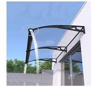 Tenda a baldacchino resistente ai raggi UV, resistente per esterni per porta d'ingresso, design anti-goccia, 60 cm x 100 cm, perfetta per protezione dalla pioggia e maggiore fascino