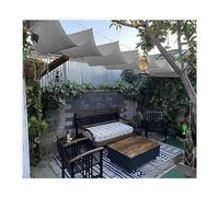 Tenda a baldacchino retrattile a forma di U, 1,5 m x 13 m, protezione da pioggia e sole, elegante patio e design, resistente alle intemperie