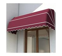 Tenda a baldacchino retrattile per esterni, ad alta densità, protezione dai raggi UV, per giardino, patio, balcone, colore: verde/rosso (80 x 60 x 60 cm)