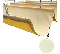 Tenda a baldacchino retrattile per patio, protezione UV al 95%, durevole in poliestere PU, copertura multifunzionale per esterni per giardino e balcone, 1 x 3 m, colore: giallo