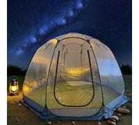 Tenda a bolla pop-up, tenda a cupola istantanea trasparente resistente alle intemperie for 5-7 persone for campeggio all'aperto, feste in giardino e osservazione delle stelle, riparo(B)