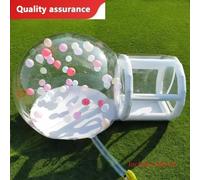 Tenda a bolle gonfiabile Cupola per bambini Feste Matrimoni Spiagge Divertimento trasparente Riparo per intrattenimento all'aperto Decorazione natalizia 2.5Meters