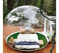 Tenda a bolle gonfiabile per esterni Tenda a bolle gonfiabile a 360 gradi con ventilatore trasparente impermeabile for 4 stagioni for 3-5 persone in 3-5 m