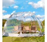 Tenda a bolle impermeabile, serra geodetica da esterno con copertura trasparente in PVC, tenda a cupola da giardino per patio, campeggio, cortile, feste, osservazione delle stelle