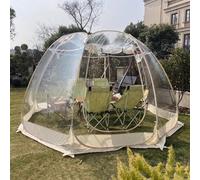 Tenda a bolle pop-up, grandi rifugi da campeggio per 6-8 persone, tenda igloo istantanea con borsa per il trasporto, tenda adatta a tutte le condizioni atmosferiche(Beige)