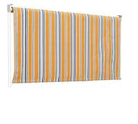 TENDA A CADUTA RIGA GIALLA PER BALCONE 150X250 CON CATENA