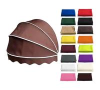 Tenda a cupola curva per finestre e porte, 90 cm, pieghevole, copertura parasole per patio, bar e spazi esterni, in tessuto