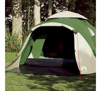 vidaXL Tenda a Cupola da Campeggio 3 Persone Verde a Rilascio Rapido