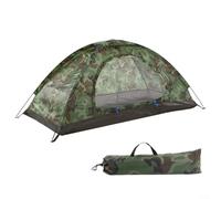 Tenda a cupola da campeggio, impermeabile, antivento, per esterni, con fibbie, per campeggio, escursionismo, alpinismo, viaggi in moto (1 persona)