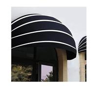 Tenda a cupola in tela retrattile, telaio pieghevole in alluminio zincato per una maggiore durata e stile, perfetta per terrazza, balcone e copertura del patio