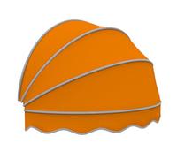 Tenda a cupola pieghevole per finestre e porte, impermeabile, perfetta per proteggere dalla pioggia e copertura dell'ingresso del patio, design durevole ed elegante