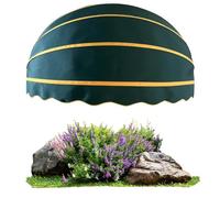 Tenda a cupola retrattile in tela con telaio zincato, facile installazione a baldacchino e tenda ad arco per protezione domestica e stile