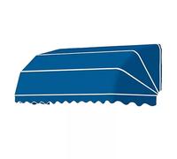 Tenda a cupola retrattile per finestre, impermeabile, per porte, elegante decorazione per portico esterno, design pieghevole in blu (170 x 60 cm) - Migliora l'aspetto del marciapiede