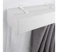 Tenda a doppio binario per finestra, divisorio da parete con blocco della luce e tracce silenziose antipolvere