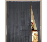 Tenda a fili, 150 cm x 300 cm, colore grigio, in B1