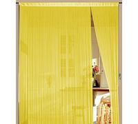 Tenda a fili 150 cm x 500 cm (BxH) Giallo