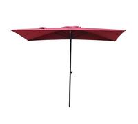 Tenda a mezza altezza con protezione impermeabile e UV regolabile Telo di Ricambio per Ombrellone per balcone, Ombrellone da Giardino Ambienti Esterni Gazebo Piscina Terrazzo Rosso vino