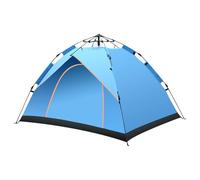 Tenda A Montaggio Rapido Completamente Automatica, Installazione In 3 Secondi, Protezione Impermeabile E UV, Tenda Da Campeggio Traspirante For 3-4 Persone, Portatile(Blue)