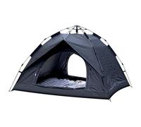 Tenda A Montaggio Rapido Completamente Automatica, Installazione In 3 Secondi, Protezione Impermeabile E UV, Tenda Da Campeggio Traspirante For 3-4 Persone, Portatile(Black)