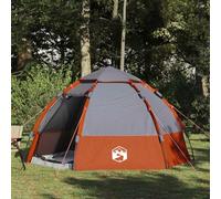 Tenda a montaggio rapido con parapioggia, aste in acciaio, tenda istantanea, 280 x 280 x 160 cm, moderna tenda da campeggio per famiglie e amici, struttura robusta con montaggio semplice