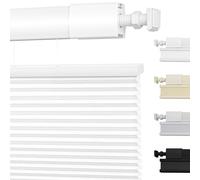 Tenda a nido d'ape senza fili TopDown BottomUp, filtro per la luce, per casa, camera da letto, ufficio, bianco, 150 cm di larghezza x 198 cm di altezza, facile da installare, privacy ed efficienza