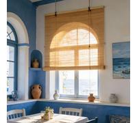 Tenda a Pacchetto in Bambù 40 x 250 cm con Sollevatori Anti-Uv Privacy Arella in Canna di Bambù per Finestre Porte Personalizzate, A