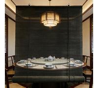 Tenda a Pacchetto in Bambù 50 x 185 cm con Sollevatori Anti-Uv Privacy Arella in Canna di Bambù per Finestre Porte Personalizzate, C