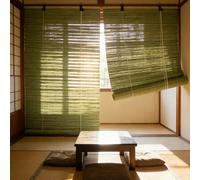 Tenda a Pacchetto in Bambù 55 x 145 cm con Sollevatori Anti-Uv Privacy Arella in Canna di Bambù per Finestre Porte Personalizzate, B