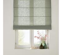 Tenda a pacchetto in lino, Onega Verde 60 x 170 cm