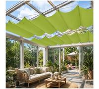 Tenda a Pacchetto Retrattile 150x600 cm per Veranda,Verde | Tessuto Oxford 230g/m² 100% impermeabile e anti-UV. Scorrimento fluido, chiusura rapida facile da raccogliere