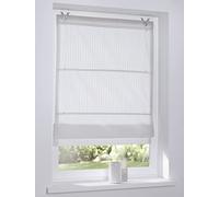 Tenda a pacchetto Verlock bianco Tendine righe con occhielli 100 x 140 cm