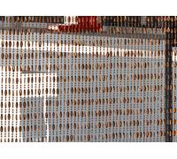 Tenda A Pannello Antimosca Fili Con Perline Per Porte/Finestre Colore Arancione