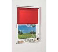 Tenda a Pannello K Home 236626 - 2 Klemmfix Mini, Rosso Luce Diurna, plastica, Tessuto, Rosso, 70 x 150