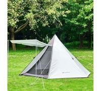 Tenda a piramide da campeggio, impermeabile, anti UV, senza aste centrali indiane