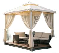 Tenda a rete in poliestere con tasca per asta, per esterni, patio, pergola, gazebo, con texture morbida e opzioni di dimensionamento personalizzate (300 cm, nero)