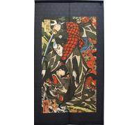 Tenda A Rete Noren Utagawa Kuniyoshi Ukiyo-e Musashi Miyamoto2 Giappone
