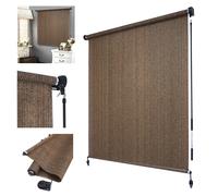 Tenda A Rullo Con Manovella Per Terrazza, Veranda, Balcone, Patio Filtro Luce