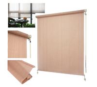 Tenda A Rullo Con Manovella Per Terrazza, Veranda, Balcone, Patio Filtro Luce