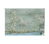 Tenda a rullo con motivo per ridurre il rumore e la privacy, tende a rullo in tessuto spesso per finestre di casa e ufficio