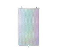 Tenda a rullo con ventose, senza forature, Tende a rullo oscuranti a ventosa, parasole, schermo for la privacy, multicolor, dimensioni multiple(Silver1,W40xH60cm(16x24in))