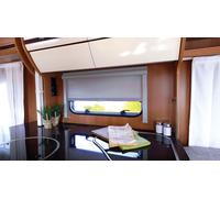 Tenda a rullo doppia remis remiflair i per finestre con telaio premontato 1200 x 700 mm grigio
