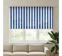Tenda a Rullo Esterno Blocco UV 90% Strisce Blu e Bianche HDPE