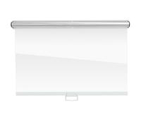 Tenda a rullo impermeabile con design trasparente per la sicurezza e facile da tirare verso il basso in bagno, cucina, pergola, 49,8 x 49,8 cm